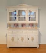 BA0465 - Vetrina + Tavolo + 4 sedie Legno Massello - immagine 4