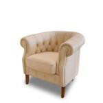 BA1055 - Poltrona Chesterina Vera Pelle